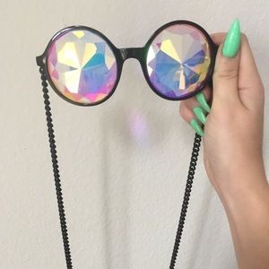 Dolls Kill Kaleidoscope Glasses EDC Rave